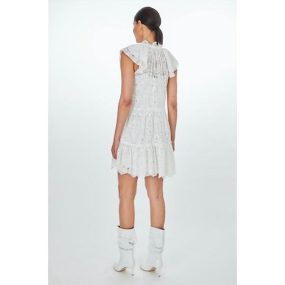 Generation Love Mirabelle white eyelet dress NWT $ 325  Size M - Picture 2 of 4